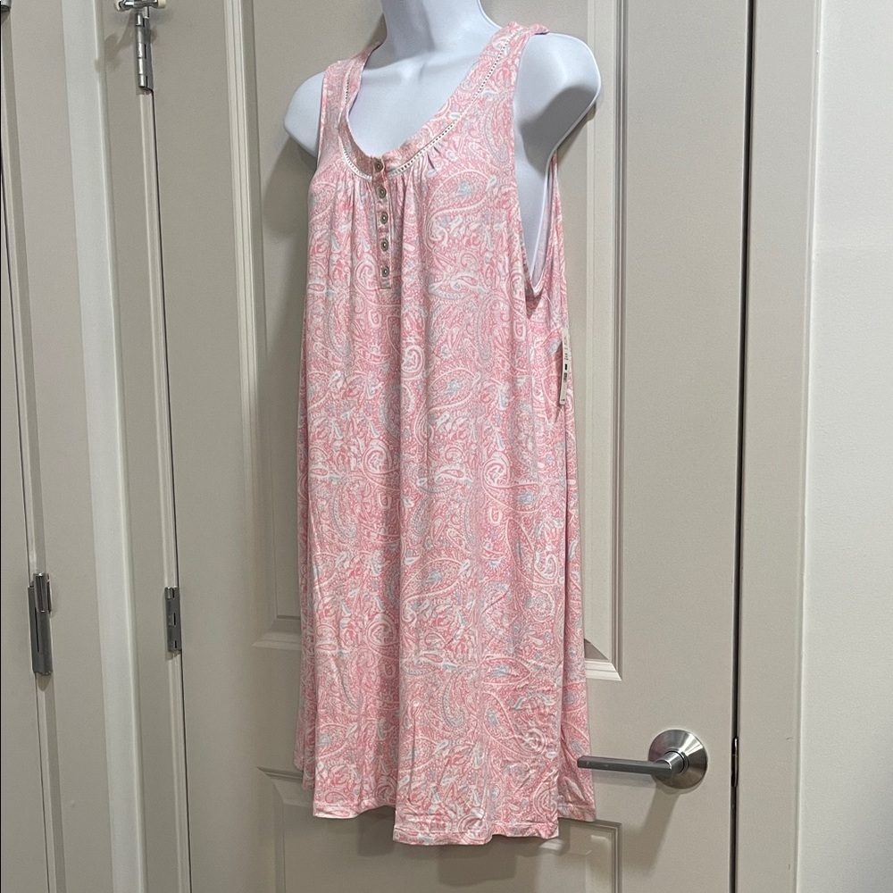 Carole Hochman Pink Paisley Sleep Dress
